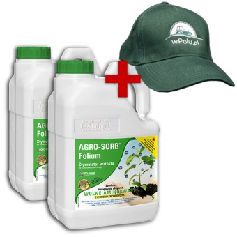AGRO-SORB FOLIUM 2x5L  +  czapka z daszkiem i logo wPolu GRATIS