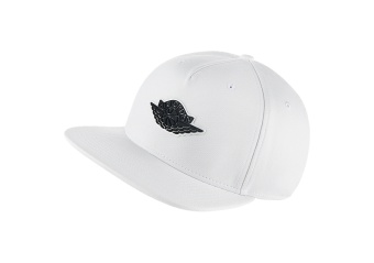 NIKE AIR JORDAN WINGS STRAPBACK HAT WHITE