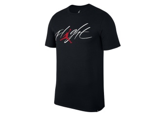 NIKE AIR JORDAN SPORTSWEAR BRAND 4 TEE BLACK