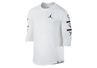 NIKE AIR JORDAN 6 TIMES RAGLAN TEE WHITE