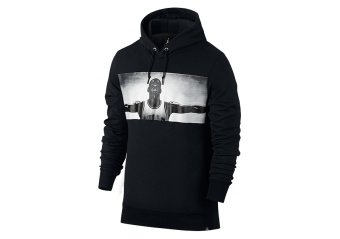 NIKE AIR JORDAN SPORTSWEAR LEGEND FLIGHT LITE HOODIE BLACK