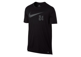 NIKE DRY KOBE SWOOSH 24 TEE BLACK