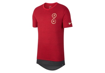 NIKE DRY KOBE SNAKESKIN TEE UNIVERSITY RED