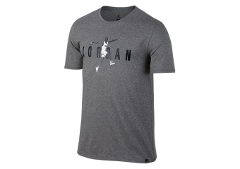 NIKE AIR JORDAN SPORTSWEAR MODERN 2 TEE CARBON HEATHER