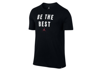 NIKE AIR JORDAN BEAT THE BEST DRI-FIT TEE BLACK