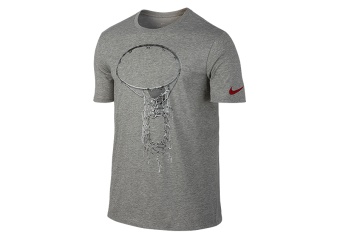 NIKE DRY OLD GLORY BASKETBALL TEE DARK GREY HEATHER