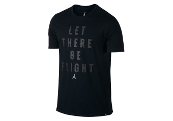 NIKE AIR JORDAN SPORTSWEAR FLIGHT TEE BLACK