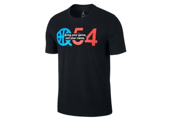 NIKE AIR JORDAN JSW QUAI 54 LOGO TEE BLACK