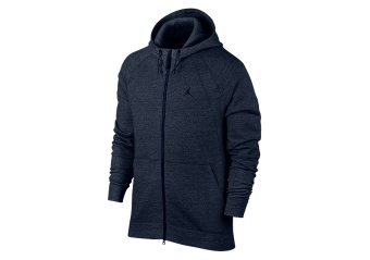 NIKE AIR JORDAN SPORTSWEAR WINGS FLEECE HOODIE OBSIDIAN HEATHER
