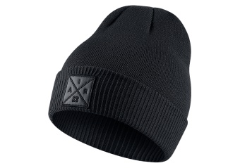 NIKE AIR JORDAN P51 KNIT BEANIE WITH EMBROIDERY BLACK