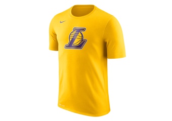 NIKE NBA LOS ANGELES LAKERS DRY LOGO TEE AMARILLO