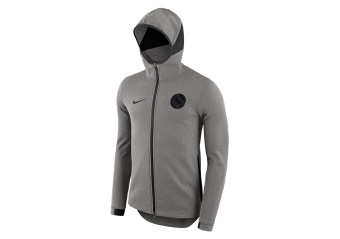 NIKE NBA GOLDEN STATE WARRIORS DRY SHOWTIME HOODIE DARK GREY