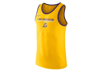 NIKE NBA LOS ANGELES LAKERS DRY LOGO TANK AMARILLO