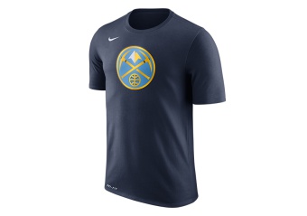 NIKE NBA DENVER NUGGETS DRY LOGO TEE COLLEGE NAVY