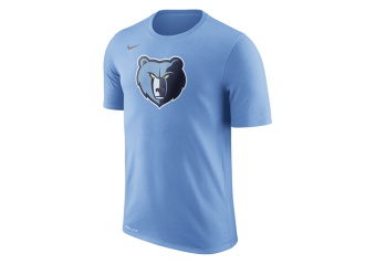 NIKE NBA MEMPHIS GRIZZLIES DRY LOGO TEE VALOR BLUE
