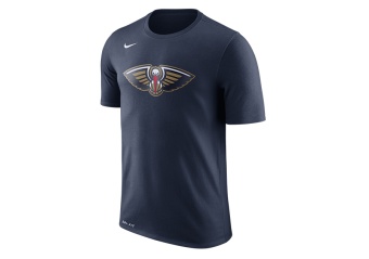 NIKE NBA NEW ORLEANS PELICANS DRY TEE LOGO COLLEGE NAVY