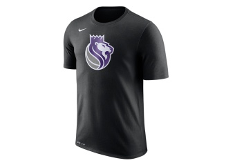 NIKE NBA SACRAMENTO KINGS DRY TEE LOGO BLACK