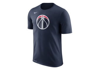 NIKE NBA WASHINGTON WIZARDS DRY TEE LOGO COLLEGE NAVY
