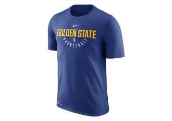 NIKE NBA GOLDEN STATE WARRIORS DRY TEE PRTC RUSH BLUE
