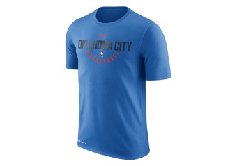 NIKE NBA OKLAHOMA CITY THUNDER DRY TEE PRTC SIGNAL BLUE