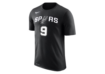 NIKE NBA SAN ANTONIO SPURS DRY TEE N&N BLACK