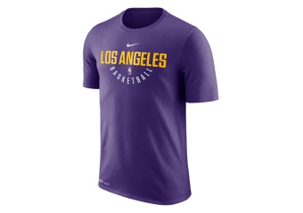 NIKE NBA LOS ANGELES LAKERS DRY TEE PRTC COURT PURPLE