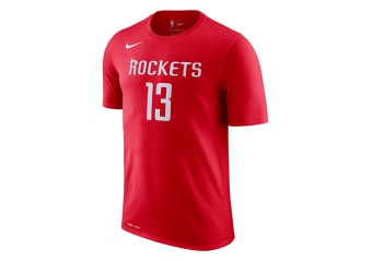 NIKE NBA HOUSTON ROCKETS DRY TEE N&N UNIVERSITY RED