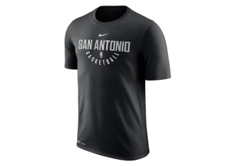 NIKE NBA SAN ANTONIO SPURS DRY TEE PRTC BLACK