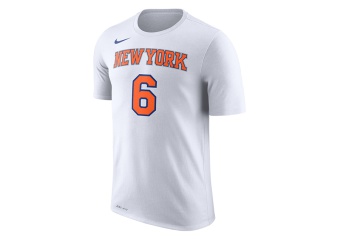 NIKE NBA NEW YORK KNICKS DRY TEE ES N&N WHITE