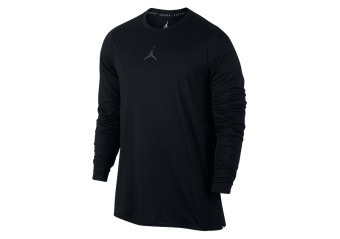 NIKE AIR JORDAN 23 ALPHA DRY LONG-SLEEVE TOP BLACK