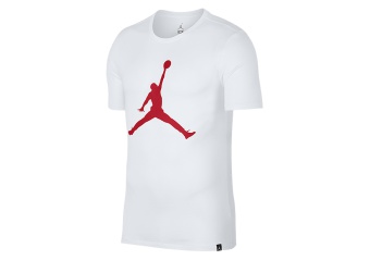 NIKE AIR JORDAN SPORTSWEAR BRAND 6 TEE WHITE