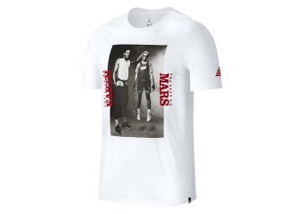 NIKE AIR JORDAN SPORTSWEAR MARS BLACKMON PHOTO TEE WHITE