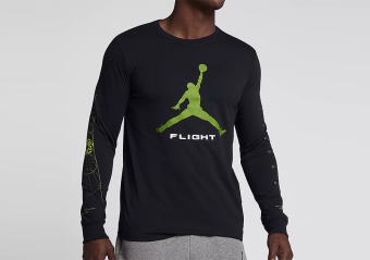 NIKE AIR JORDAN SPORTSWEAR AJ13 ALTITUDE TEE BLACK