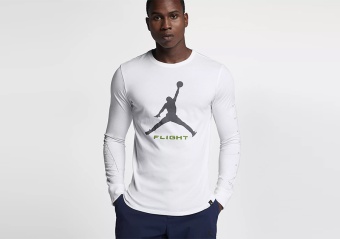 NIKE AIR JORDAN SPORTSWEAR AJ13 ALTITUDE TEE WHITE