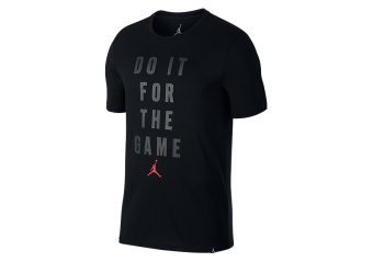 NIKE AIR JORDAN JMTC 'FOR THE GAME' TRAINING TEE BLACK
