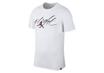 NIKE AIR JORDAN SPORTSWEAR BRAND 4 TEE WHITE