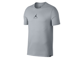 NIKE AIR JORDAN DRY 23/7 JUMPMAN BASKETBALL TEE WOLF GREY