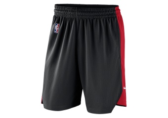 NIKE NBA CHICAGO BULLS PRACTICE SHORTS BLACK