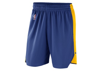 NIKE NBA GOLDEN STATE WARRIORS PRACTICE SHORTS RUSH BLUE