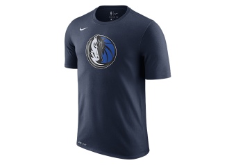 NIKE NBA DALLAS MAVERICKS DRY LOGO TEE COLLEGE NAVY
