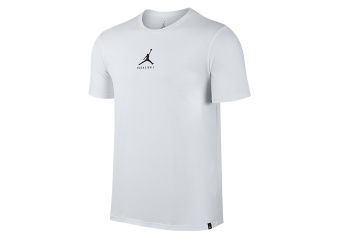 NIKE AIR JORDAN DRY 23/7 JUMPMAN BASKETBALL TEE WHITE