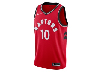 NIKE NBA TORONTO RAPTORS DEMAR DEROZAN SWINGMAN JERSEY ROAD UNIVERSITY RED