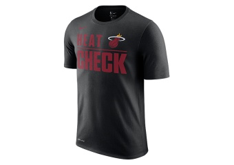 NIKE NBA MIAMI HEAT DRY TEE BLACK