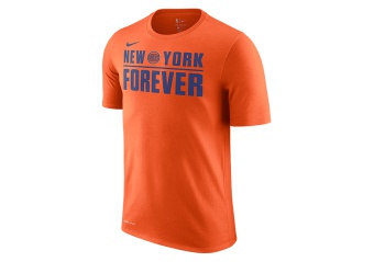 NIKE NBA NEW YORK KNICKS DRY TEE BRILLIANT ORNGE