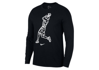 NIKE DRY KOBE FAMOUS LONG-SLEEVE TEE BLACK