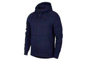 NIKE AIR JORDAN SPORTSWEAR WINGS FLEECE HOODIE MIDNIGHT NAVY