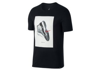 NIKE AIR JORDAN SPORTSWEAR AJ11 CNXN TEE BLACK