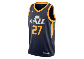 NIKE NBA UTAH JAZZ RUDY GOBERT SWINGMAN JERSEY ROAD COLLEGE NAVY