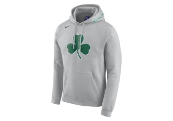 NIKE NBA BOSTON CELTICS CITY EDITION HOODIE FLT SILVER