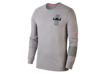 NIKE DRY LEBRON TEE ATMOSPHERE GREY